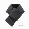 Bufanda de Cuello Cálida de Plumas Japonesa y Coreana para Otoño e Invierno para Hombres y Mujeres, Resistente al Frío e Impermeable, Estilo Nuevo, Forro de Felpa, Color Sólido, Bufanda Portátil y Plegable