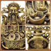 Estatua de Buda de cobre puro Jishanyuan Yuanbao, Dios de la Riqueza, adornos, regalo de apertura, venta al por mayor, 0538