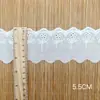 Renda de algodão, vestido de noiva e acessórios para roupas infantis, acessórios para vestuário bordados à máquina prontos, renda, renda de fio de algodão
