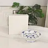 Estilo Europeo Lujo Ligero Moda Serie de Encaje de Hierba Tang Plato de Cena Occidental Exquisito Hueso de China Tazón para Fideos Vajilla Plato de Frutas para Uso Comercial y Doméstico