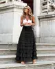 Artículo de Venta Caliente Transfronterizo Verano 2026 Europeo y Americano, Falda de Malla de Moda para Pasteles para Mujeres en Plataformas Independientes y Aliexpress