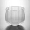 Lugar de fábrica patrón de ojo de martillo japonés taza de té pequeña vidrio resistente al calor tazón de té pequeño taza de té maestro Taza individual juego de té kung fu