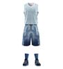 Velocidad venta al por mayor verano niños uniforme de baloncesto camiseta chaleco impresión gratuita número traje de uniforme de baloncesto para hombres y mujeres juego uniforme de equipo