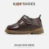 Zapatos de Cuero Suave para Bebé, Zapatos Individuales para Niños, Zapatos Versátiles Estilo Británico para Niñas, Zapatos Antideslizantes Elegantes y Sencillos para Caminar para Niños Pequeños