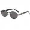 Gafas de Sol Transfronterizas Europeas y Americanas 2025 Gafas de Metal Gafas de Sol de Moda para Mujer Gafas con Sentido Avanzado para Fotografía Callejera Retro