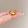 Anillo de Mariposa de Esmalte al Óleo para Mujer Nicho de Lujo Ligero No Descolorido Celebridad de Internet Explosivo Estilo Extranjero Anillo Combinable