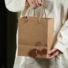 Bolsa de regalo de mano olla de arena púrpura caja de brocado bolsa de embalaje juego de té regalo de té bolsa de papel de mano de alta calidad
