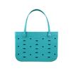 Bolsa de Playa Eva para Exteriores Europea y Americana, Bolsa con Agujeros, Accesorio DIY, Bolsa Impermeable de Baño de Gran Capacidad, Neceser