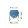 Maceta de hierro cerámico nórdico soporte para flores Morandi simple decoración de sala de estar interior maceta de planta verde artificial estante para macetas