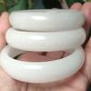 Pulsera de jade blanco de Sichuan para regalo en vivo puesto de suministro carrera Jianghu precio civil público pulsera de jade blanco al por mayor