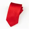 Corbata de Color Sólido de 8 cm para Hombre, Negocios Formal Profesional, Atada a Mano, Corbata Negra, Novio, Mejor Hombre, Boda, Corbata Roja