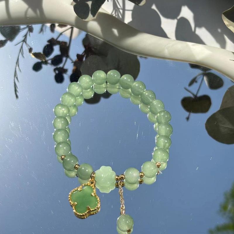 小红书苍兰柠檬碎花手链夏季女高级感小众轻奢义乌小商品手串批发