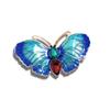 Broche de Esmalte de Mariposa Transfronterizo Europeo y Americano para Mujer Aleación Goteo de Aceite Corsage Distintivo Accesorios Elegantes para Pin de Chaqueta de Traje