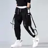 Macacão de comércio exterior masculino outono e inverno solto marca de moda moderno bonito ins hip hop Hip Hop Hip Hop calça de perna larga multi-bolso