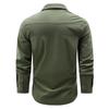 Camisa de Manga Larga de Secado Rápido para Hombre, Fina para Primavera y Otoño, Transpirable para Exteriores, Táctica con Múltiples Bolsillos, Ropa de Trabajo, Chaqueta, Personalizada de Fábrica