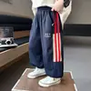 Calça Esportiva Masculina de Secagem Rápida Estilo Verão Fina 2026 Nova Calça Jogger Casual Infantil para Meninos Pequenos
