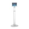 Soporte para tableta dedicado fitness comercial pantalla de piso Kiosco antirrobo vesa soporte para tableta con cerradura