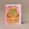 Arena de mineral grueso Thangka Pintura del Quinto Maestro Vida Pasada y Presente del Boticario Zakiram Buda Natal de Tara Verde Se Puede Intercambiar con el País Thangka