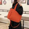 Bolso Tote de Algodón de Nuevo Estilo para Abrigo Bolso Bandolera para Clase de Estudiante Femenina Bolso de Hombro para Trabajo y Desplazamiento Bolso de Tela de Nailon de Gran Capacidad