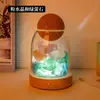 Luz Noturna de Pedra Bruta de Cristal, Pedra Difusora Sem Chama, Luz Noturna de Pedra para Aromaterapia, Ornamento de Fragrância para Quarto de Casa, Decoração de Atmosfera