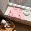 Ropa para niños, camiseta para niños, 26 nueva prenda básica de otoño de manga larga, top de cuello medio alto para niños, top para niñas, capa interior engrosada