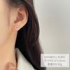 Pendientes de Plata Pura S999 para Mujer, Aretes de Moda, Joyería con Aguja de Plata, Diseño Sencillo, Pendientes Completamente de Plata, Plata Pura 999