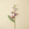 Buquê de Lírios-do-Vale Crochê à Mão Flor Eterna DIY Flor de Lã Crochê Flor de Mão Ornamento de Flor Tricotada Decoração