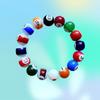 Pulseras de Billar Dopamina para Pareja Cuentas de Hilo para Billar Snooker 8-Bola Nueve Bola Joyería Terminada Joyería de Mano para Estudiante