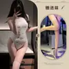 Lingerie Erótica Estilo Boneca com Fivela em Formato de Coração, Conjunto de Body com Abertura na Virilha, Provocante Sexy, Peito Exposto, Uniforme Sem Remoção