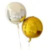 Globo de papel de aluminio tridimensional 4D fiesta de cumpleaños boda diseño tela escaparate decoración color sólido nacional