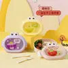 Lonchera Infantil, Lonchera para Estudiantes y Trabajadores de Oficina, con Cubiertos, Aptas para Microondas, Grado Alimenticio, Calentables, Lonchera Bento Compartimentada