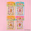 Adesivos Estéreo 3D de Desenho Animado para Crianças DIY Coloridos Estampagem a Quente Material Decorativo Adesivos Presentes de Jardim de Infância Adesivos de Bolha