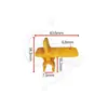 Xinyida es Adecuado para Geely Vision X3/Gc7 Soporte de Capó Delantero del Coche Clip de Soporte L253