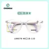 2026 Novo L89078 Silicone Macio Design de Armação Oval Flexível Resistente a Dobras Proteção Diária Adequado para Crianças Lentes Planas
