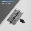 Bisagra plana abierta de acero inoxidable sin ranura cojinete silencioso engrosada de 4 pulgadas 5 pulgadas herrajes para bisagras de puerta de madera de dormitorio