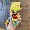 Colgante Oficial de la Serie de Crayones de Crayon Shin-Chan Accesorios Colgantes para Mochila Juguete de Moda Regalo Colgante Llavero para Mochila