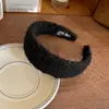 Diadema Elegante de Fieltro de Ala Ancha Retro para Mujer en Invierno, Nuevo Estilo Diadema para Presionar el Cabello que No Estrangula el Cabello y Agrupa el Cabello, Accesorio para el Cabello de Moda