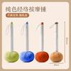 Martillo de Masaje de Artemisa de Color Sólido para Golpecitos en Cuello, Hombro y Espalda, Martillo de Moxibustión, Martillo Meridiano, Martillo de Salud Hecho a Mano