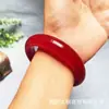 Pulseras de Cuarcita al por Mayor para Mujer, Pulseras de Jade Hielo de Alta Calidad, Dropshipping en Transmisión en Vivo, Regalos de Piedra Preciosa Roja de Ágata
