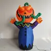 Amazon Calabaza Diabólica Inflable de Halloween con la Lengua Fuera Modelo de Calabaza Inflable Divertido Adorno de Decoración para Fiesta en el Jardín al Aire Libre