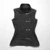 Chaleco de Mujer Transfronterizo Nuevo Estilo Retro Chino Nuevo Diseño Coreano de Botones Solos Cuello Alto Sin Mangas Dulce y Fresco