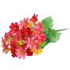 Buquê Simulado Orquídea Saltitante Crisântemo Acabamento de Alta Qualidade Margarida Pequena Casamento Flor Falsa Decoração de Casa Fabricante de Flores de Plástico Atacado