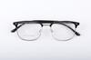 Nueva Moda para Hombre Negocios Montura Cuadrada Ceja Estante Montura de Gafas Tendencia de Moda Mismo Estilo Xiaohongshu Aleación Montura Completa