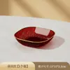 Plato de Fruta Transparente para el Hogar de Lujo Ligero con Alto Valor de Color Plato de Fruta de Plástico Plato de Comida Resistente a Caídas Plato de Fruta de Cristal de Diamante PET
