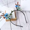 Nova Moda Mais Vendido Tiara de Natal com Galhos Vermelhos Tiara Super Fada Cabeça de Noz Tiara DIY Fábrica de Acessórios de Cabeça Atacado