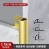 Moldura de Esquina para Azulejo Cerámico Tira de Borde de Aleación de Aluminio Tira de Borde de Esquina con Forma de Arco Protector de Esquina de Pared Tira Metálica de Sellado