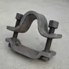 Grampos de cabo de suporte de aço para mineração, grampos de cabo de suporte de arco de metal, acessórios de suporte duráveis e robustos, grampos de cabo de suporte de aço para mineração