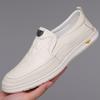 Zapatos de Cuero para Hombre 2026 Verano Zapatos Casuales para Hombre Piel de Vaca de Primera Capa Patrón de Cocodrilo Transpirables Slip-On Suela Blanda Antideslizantes Zapatos para Hombre
