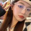 Gafas Transparentes Ultraligeras para Mujeres Miopes, Luz Azul Anti-Reflejo, Adecuadas para Caras Grandes, Efecto Adelgazante, Se Pueden Adaptar Lentes Graduadas, Armazones para Gafas de Hombre