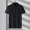 Camiseta Business jacquard fino verão masculina CAMISA POLO e-commerce transfronteiriço explosões jovens e de meia-idade masculina camiseta de manga curta